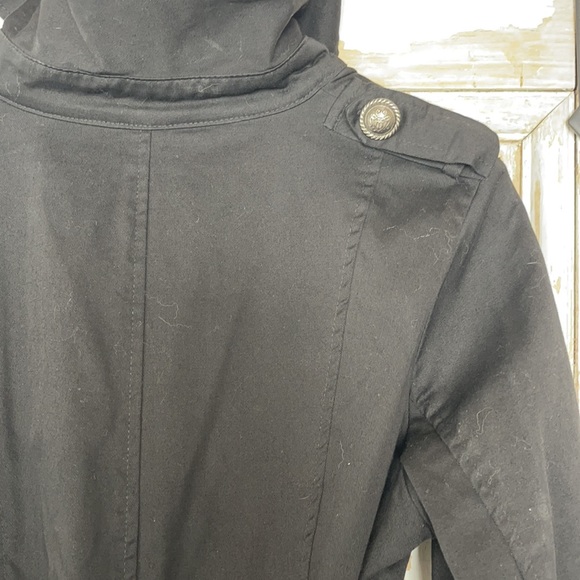 Designer made custom lined black jacket with brown velvet lined detail size XL - Picture 11 of 15